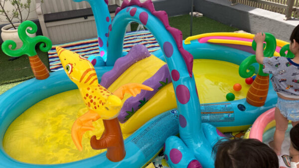 水遊びしたよー💗